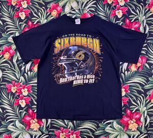 2009 Pittsburgh Steelers On The Road To Sixburgh Size XL